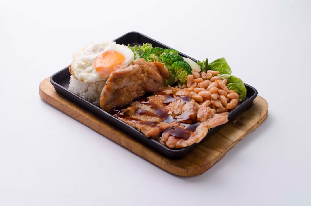 TERIYAKI CHICKEN CHOP RICE 日式照烧鸡扒饭